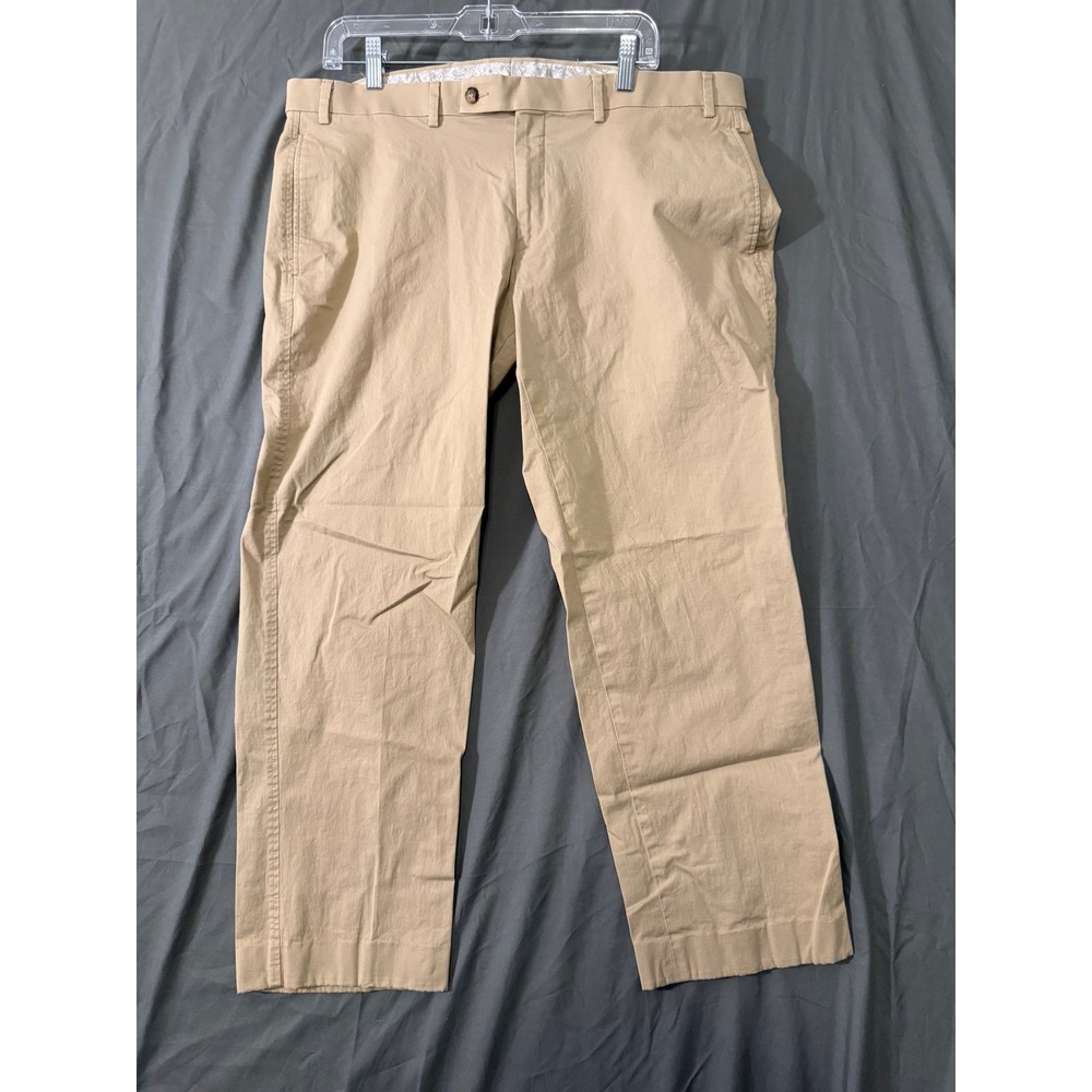 Lauren Ralph Lauren Mens Khaki Stretch Chino Pants Tan 36W x 29L RN90736